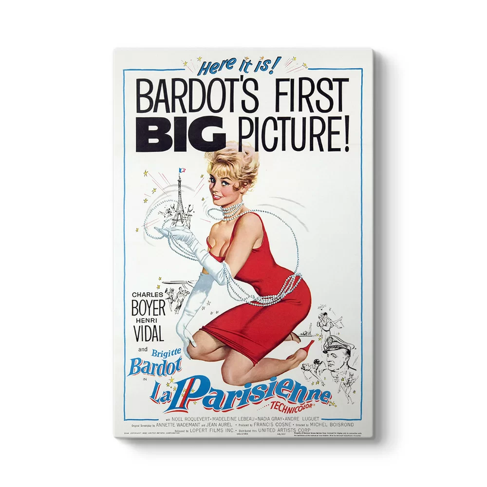 Brigitte Bardot - La Parisienne Tablosu - Model 2